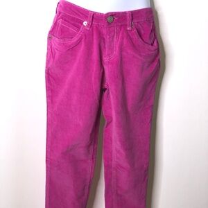 Justice girls pink corduroy pants NWT